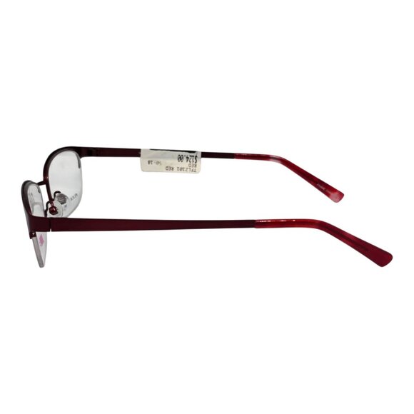 T-Flex 2101 Red Flex Titanium Eyeglass Frames 50-18-135 Lightweight - Picture 10 of 11